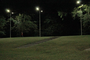 LED svietidlá na amfiteátri