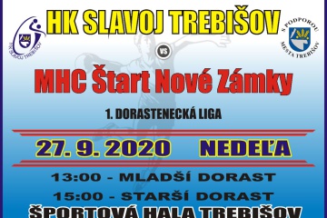 Hádzanársky zápas 1. dorasteneckej ligy: HK Slavoj Trebišov - MHC Štart Nové Zámky