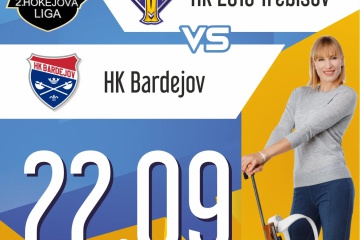 Hokejové stretnutie HK 2016 Trebišov - HK Bardejov