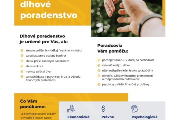 Národný projekt „Bezplatného dlhového poradenstva“ je dostupný aj v meste Trebišov