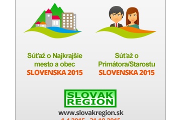 Súťaž „Najkrajšie mesto a obec Slovenska 2015“