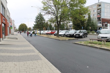 Rekonštrukcia chodníka na ulici M. R. Štefánika
