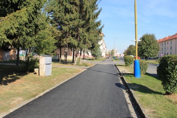 Rekonštrukcia chodníka na ulici T. G. Masaryka