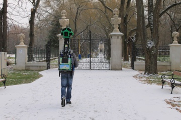 Mestský park na Google Street View