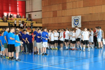 Majstrovstvá Slovenska v hádzanej starších žiakov 2014 - zahájenie