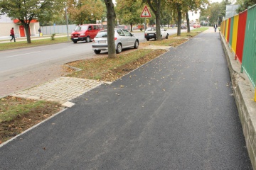 Rekonštrukcia chodníka na Komenského ulici