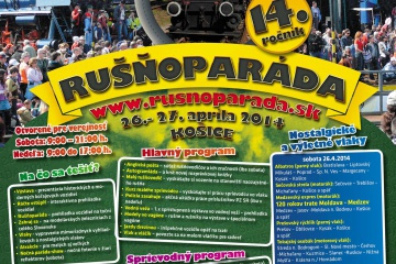 Rušňoparáda v Košiciach