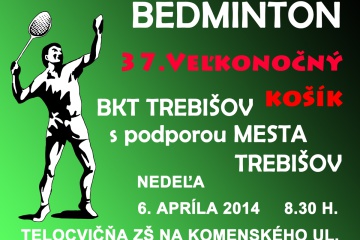 Bedmintonový turnaj - Veľkonočný košík