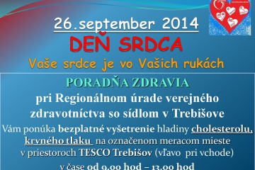 26. september Svetový deň srdca