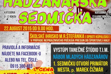 Hádzanárska sedmička v Trebišove