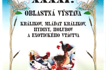 Oblastná výstava králikov, mláďat králikov, hydiny, holubov a exotického vtáctva