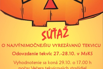 Súťaž o najvýnimočnejšiu vyrezávanú tekvicu