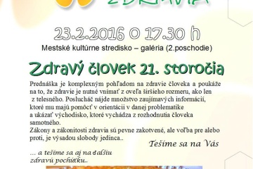 Kluby zdravia: Zdravý človek 21. storočia