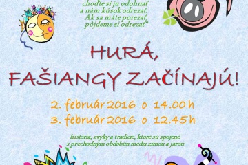 FAŠIANGY – zvyky – tradície – história