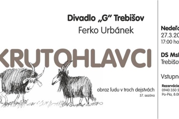 Divadlo „G“ prichádza s inscenáciou novej hry Krutohlavci