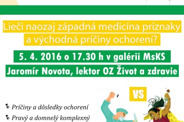 Kluby zdravia - Lieči naozaj západná medicína príznaky a východná príčiny ochorení?