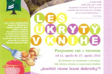 Les ukrytý v knihe