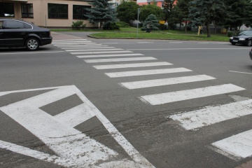 Vodorovné značenie mestských komunikácií