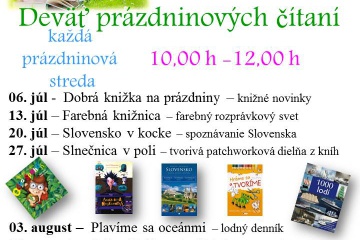 Prázdninový ráj v knižnici