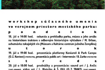 PARK CAMP III. /video & sound-art/ - workshop súčasného umenia