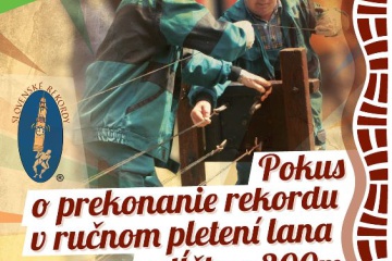 Pokus o prekonanie rekordu v ručnom pletení lana