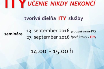ITY učenie nikdy nekončí