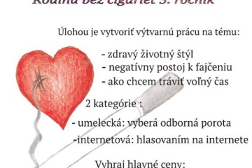Celoslovenská umelecká výtvarná súťaž: Rodina bez cigariet