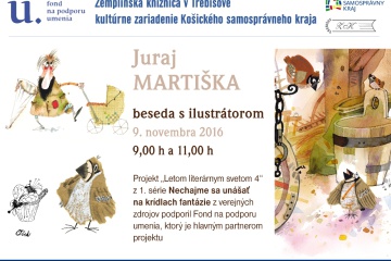 Beseda s s ilustrátorom, výtvarníkom a grafikom Jurajom MARTIŠKOM