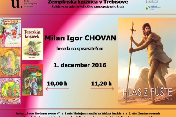 Milan  Igor  CHOVAN  - beseda so spisovateľom
