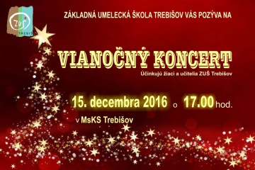 Vianočný koncert ZUŠ
