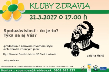 Kluby zdravia: Spoluzávislosť - čo je to? Týka sa aj Vás?
