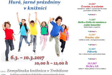 HURÁ,  jarné prázdniny v knižnici