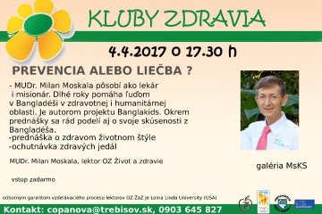 Kluby zdravia: Prevencia  alebo liečba?