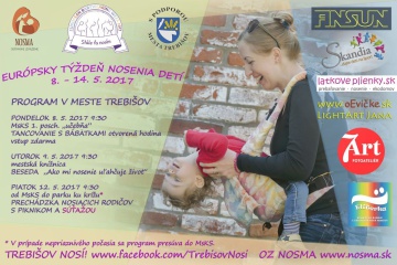 Európsky týždeň nosenia detí 8. - 14.5.2017