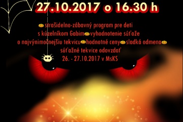 Večer tekvicových strašidiel 2017
