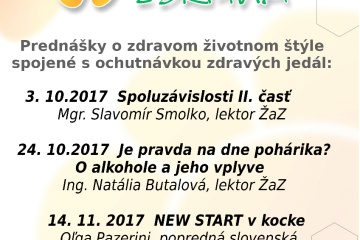 Kluby zdravia - jeseň 2017