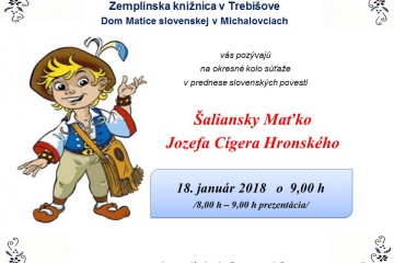 ŠALIANSKY MAŤKO  Jozefa Cígera HRONSKÉHO