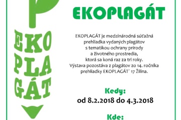 Súťažná výstava: EKOPLAGÁT