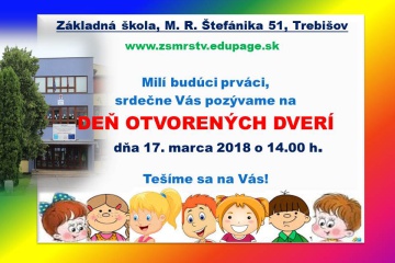 Deň otvorených dverí ZŠ na Ul. M. R. Štefánika