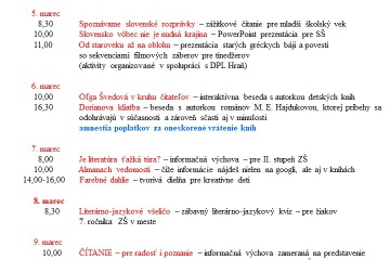 Týždeň slovenských knižníc 2018