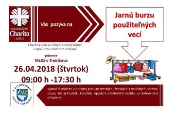 Jarná burza použiteľných vecí