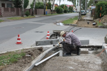 Oprava chodníka na Ul. SNP