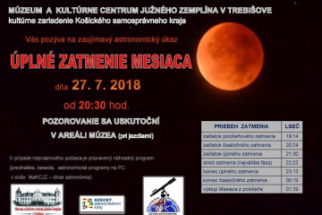 Najvýraznejším astronomickým úkazom v júli 2018 bude úplné zatmenie Mesiaca