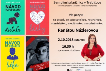 Renáta NÁZLEROVÁ v knižnici