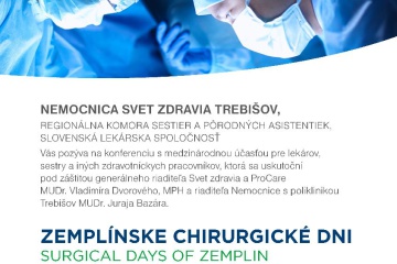 ZEMPLÍNSKE CHIRURGICKÉ DNI