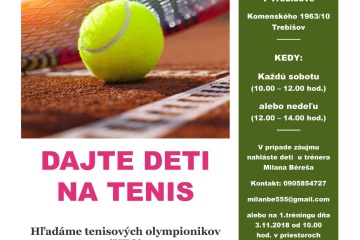 Hľadáme tenisových olympionikov