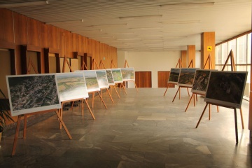 Panelová výstava leteckých fotografií z okresu Trebišov