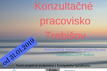 Konzultačné pracovisko Centra právnej pomoci je k dispozícii aj v Trebišove
