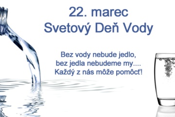 Svetový deň vody 22.3.