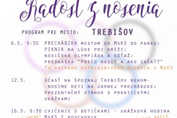 Európsky týždeň nosenia detí 6. - 12. 5. 2019